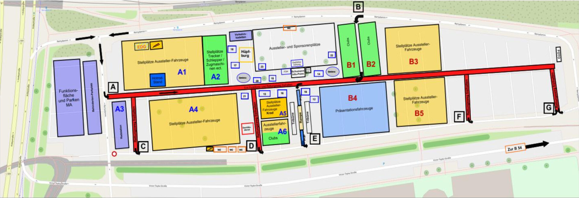 Geländeplan Dortmund 2022